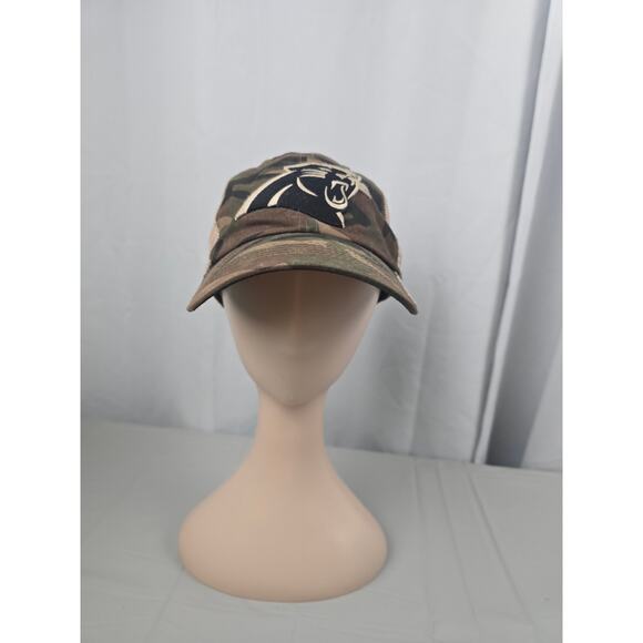 Carolina Panthers NFL‎ Team Apparel Camo Trucker Hat Snapback Adjustable - Picture 3 of 16